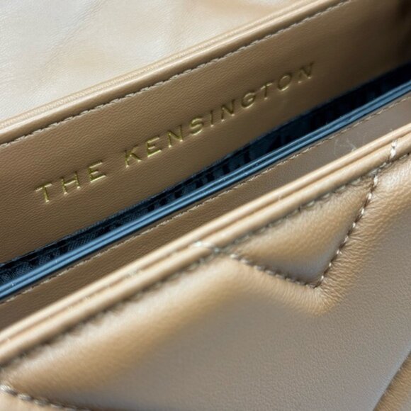 🆕 KURT GEIGER LONDON 🧿 NWOT Leather Kensington Shoulder Bag, Camel Brown - Picture 12 of 16